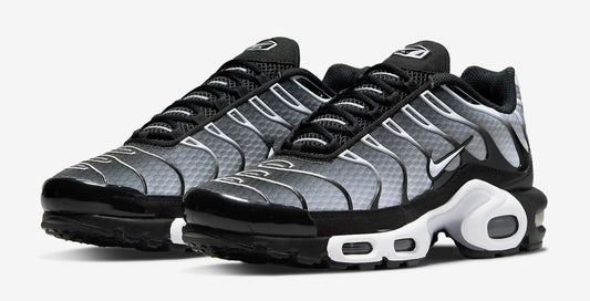 Nike Air Max Plus Available in Black/Metallic Silver/White
