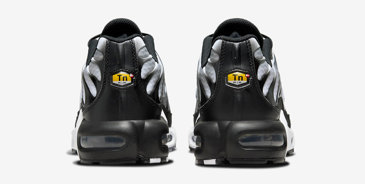 Nike Air Max Plus Available in Black/Metallic Silver/White