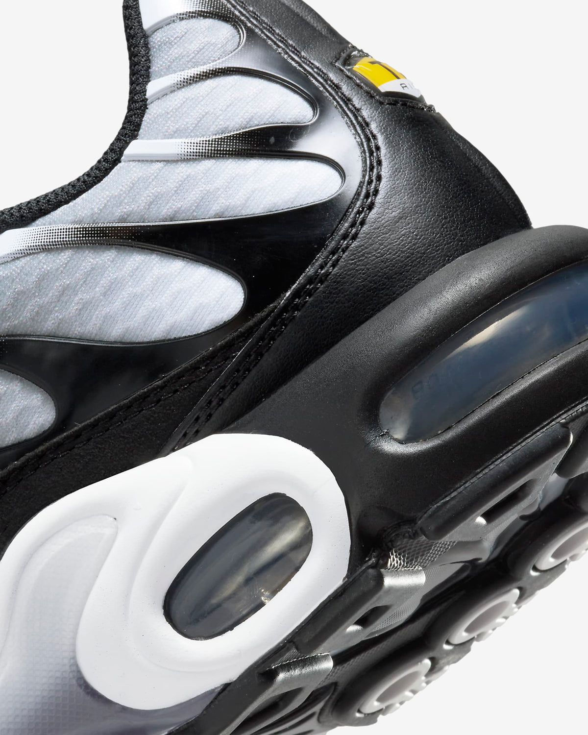 Nike Air Max Plus Available in Black/Metallic Silver/White
