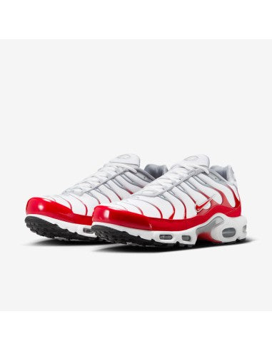 Nike Air Max Plus White University Red