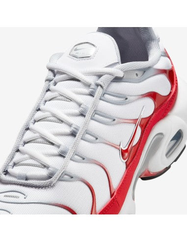 Nike Air Max Plus White University Red