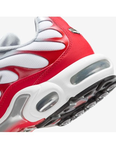 Nike Air Max Plus White University Red